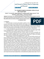 Analysis of Multi Storied Parking Building Using Staad Pro Software