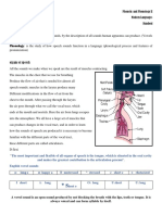 Phonetic and Phonology II HANDOUT