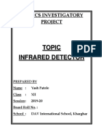 Physics Investigatory Project