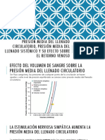 Presión Media Del Llenado Circulatorio, Presión Media