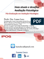 Perspectivas Atuais e Desafios para A Avaliação Psicológica