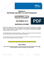 NSC December 2014 Assignment Marking Scheme - Final