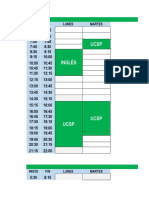 Horario 2019 II