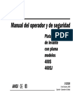 Manual de Operacion de Un 400s JLG