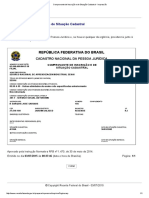 Comprovante de Inscrição e de Situação Cadastral - SENAI