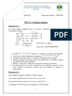 TD 2 Régime Triphasé-Cycle D'ingénieur GI - 2