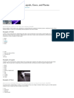 10 Examples of Solids, Liquid Gas