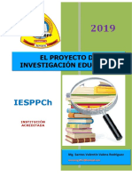 El Proyecto de Investigación Educativa 2019