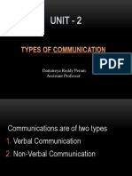 Types of Communication