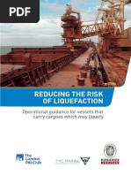 Reducing The Risk of Liquefaction Operational Guidance For Vessels That Carry Cargoes Which May Liquefy