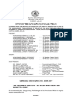 An Ordinance Enacting The Aklan Investment and Incentives Code