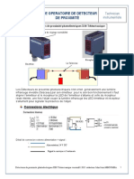 Mode Operatoire Detecteur de Proximité