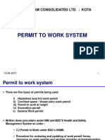 Press On Permit To Work System