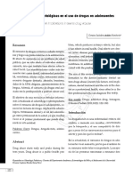 Implicancias Odontológicas en El Uso de Drogas en Adolescentes