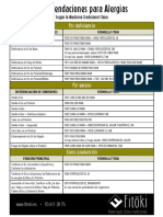 Tablas Alergias