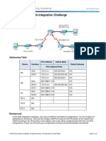 8.4.1.2 Packet Tracer - Skills Integration Challenge Instructions