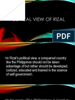 Political View of Rizal