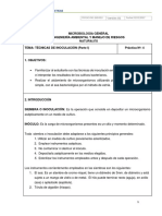 Técnicas de Inoculación Parte I