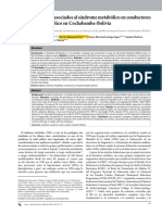 Factores de Riesgo Asociados Al Síndrome Metabólico en Conductores Del Transporte Público en Cochabamba-Bolivia