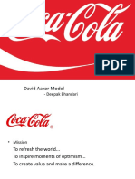 David Aaker Model COKE