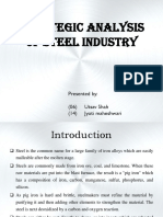 Research Project On Steel Industry