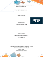 Tarea 4 - Comprender El Comportamiento de Los Agentes Económicos