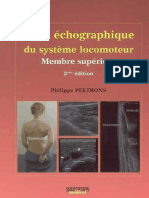 Atlas D'echographie Du Systeme Locomoteur Tome 1 PDF