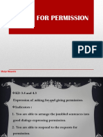 Asking For Permission