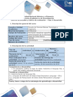 Guía de Actividades y Rúbrica de Evaluación Fase 4 - Desarrollo