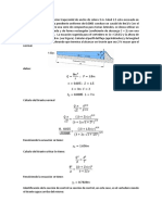 Ejercicio Perfil de Remanso