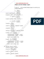 05 04 Multiple and Sub-Multiple Angles PDF