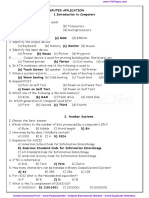 11th Computer Applications Book Back One Marks Study Material English Medium