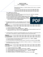 Linear Regression and Correlation (Examples With Answers)