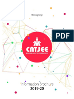 CATJEE Brochure 2018 19 PDF