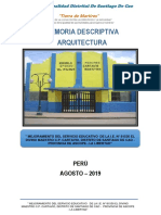 Memoria Descriptiva Arquitectura Divino