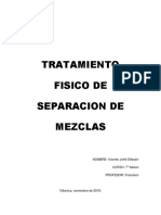 Tratamiento Fisico de Separacion de Mezclas Vicente