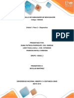 Trabajo Colaborativo 2 - Desarrollo de Habilidades de Negociacion Unad