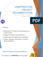 Project Documentation in Construction