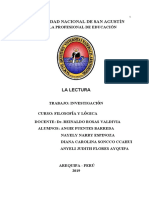 La Lectura FILOSOFIA PDF