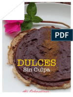 Recetas Dulces y Saludables Sin Culpa