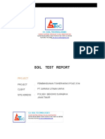 Report Soiltest Benowo