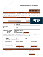 Formato de Requisicion de Personal