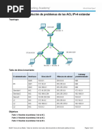 7.3.2.4 Packet Tracer - Troubleshooting Standard IPv4 ACLs Instructions