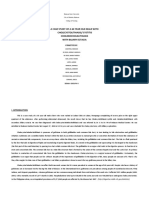 A Case Study of A 64 Year Old Male With Cholecystolithiasis/ Cystitis Choledocholelithiasis With Biliary Ectacia