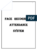 Face Recognition Attendance Black Book