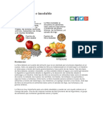 Fibra Soluble e Insoluble