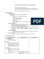 Teaching Demonstration Detailed Lesson Plan in Science and Technology