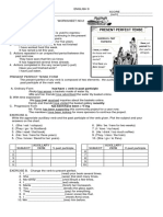 Worksheet On Present Perfect Tense