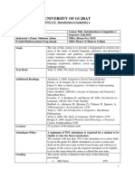 ENG-113 Introduction To Linguistics-I