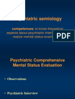 Psychiatric Semiology